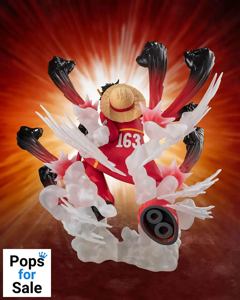 One Piece Figuarts ZERO Extra Battle PVC Statue Monkey D. Luffy -Gum Gum Hawk Gatling- 19 cm