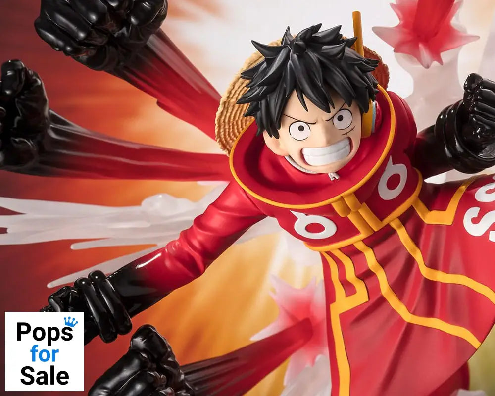 One Piece Figuarts ZERO Extra Battle PVC Statue Monkey D. Luffy -Gum Gum Hawk Gatling- 19 cm