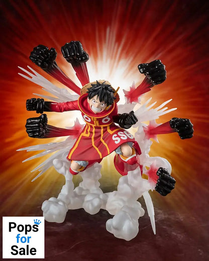 One Piece Figuarts ZERO Extra Battle PVC Statue Monkey D. Luffy -Gum Gum Hawk Gatling- 19 cm Statues