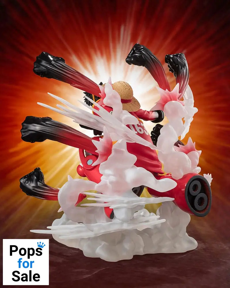 One Piece Figuarts ZERO Extra Battle PVC Statue Monkey D. Luffy -Gum Gum Hawk Gatling- 19 cm