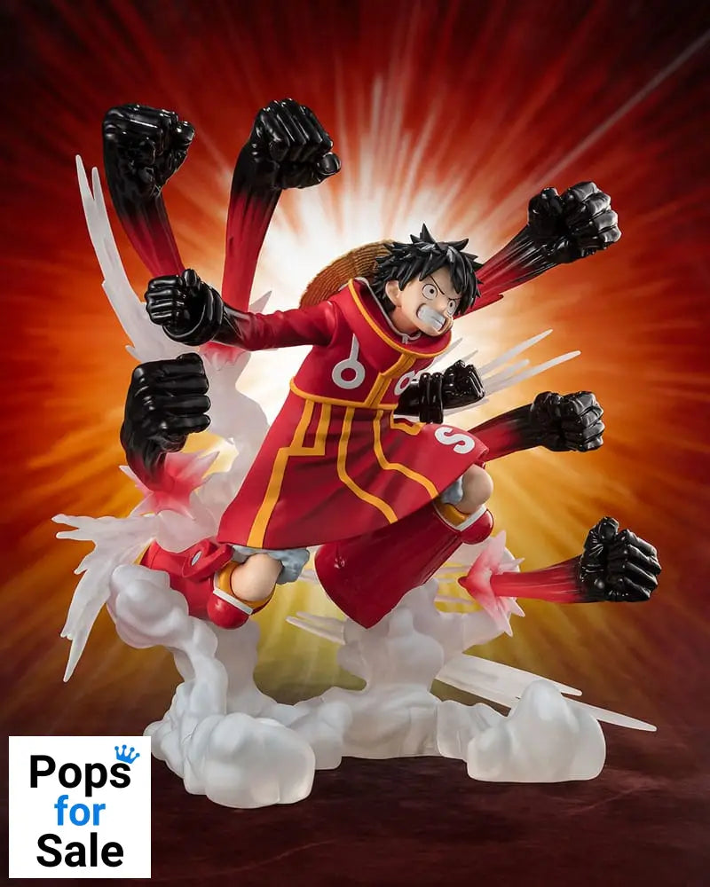 One Piece Figuarts ZERO Extra Battle PVC Statue Monkey D. Luffy -Gum Gum Hawk Gatling- 19 cm