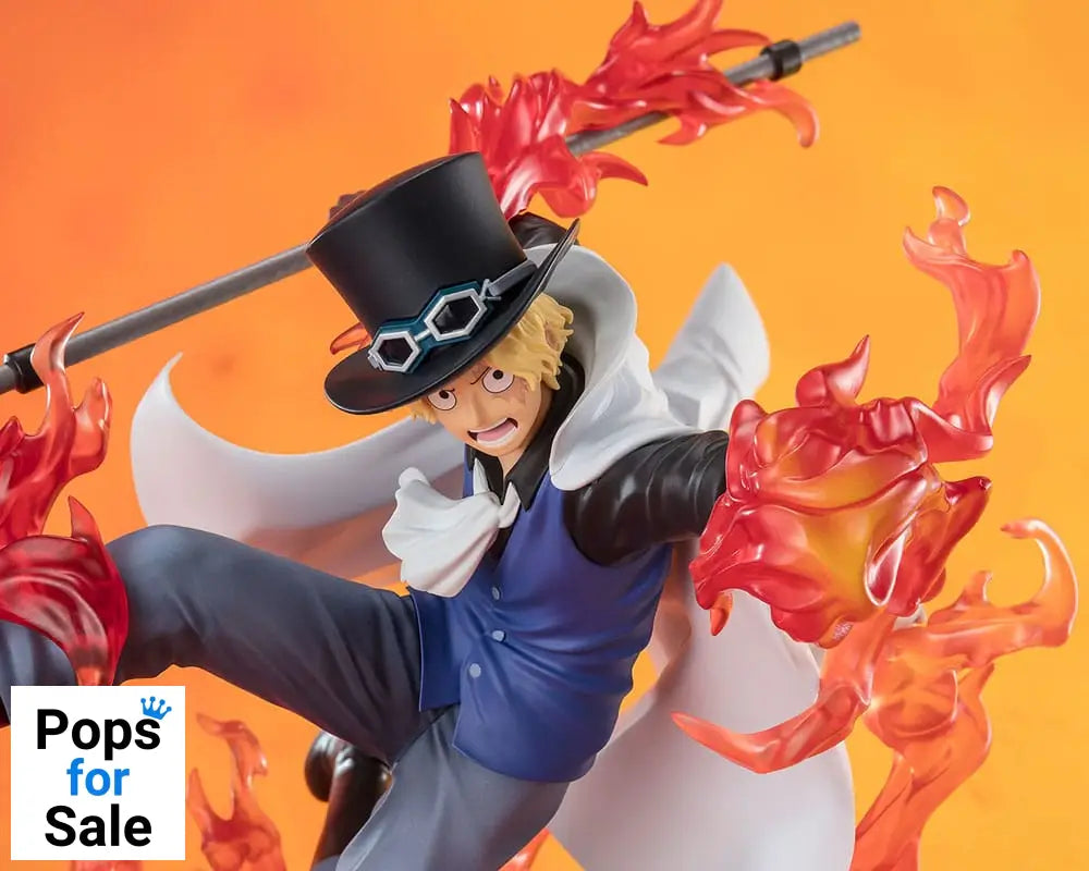 One Piece Figuarts ZERO Extra Battle PVC Statue Sabo Fire Fist Rook Check 19 cm