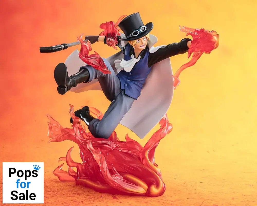 One Piece Figuarts ZERO Extra Battle PVC Statue Sabo Fire Fist Rook Check 19 cm