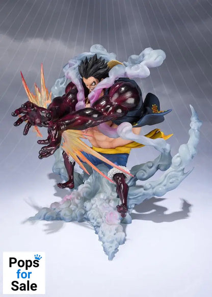 One Piece FiguartsZERO PVC Statue Monkey D. Luffy Gear 4 Leo Bazooka Reissue 18 cm