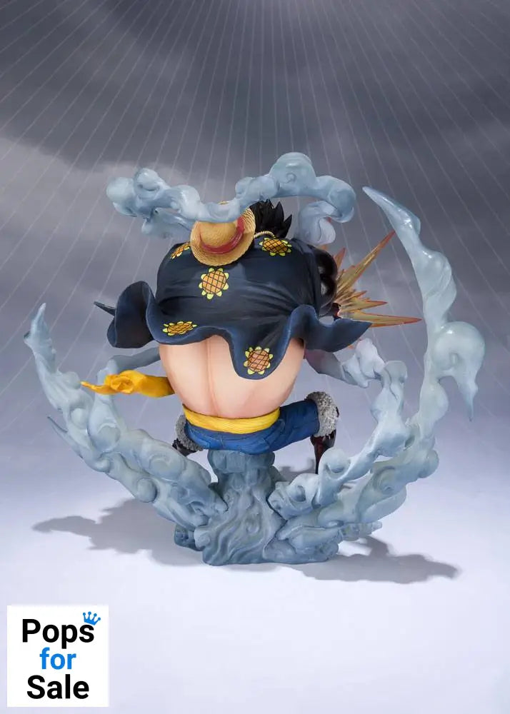 One Piece FiguartsZERO PVC Statue Monkey D. Luffy Gear 4 Leo Bazooka Reissue 18 cm Statues