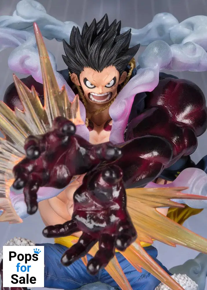 One Piece FiguartsZERO PVC Statue Monkey D. Luffy Gear 4 Leo Bazooka Reissue 18 cm Statues