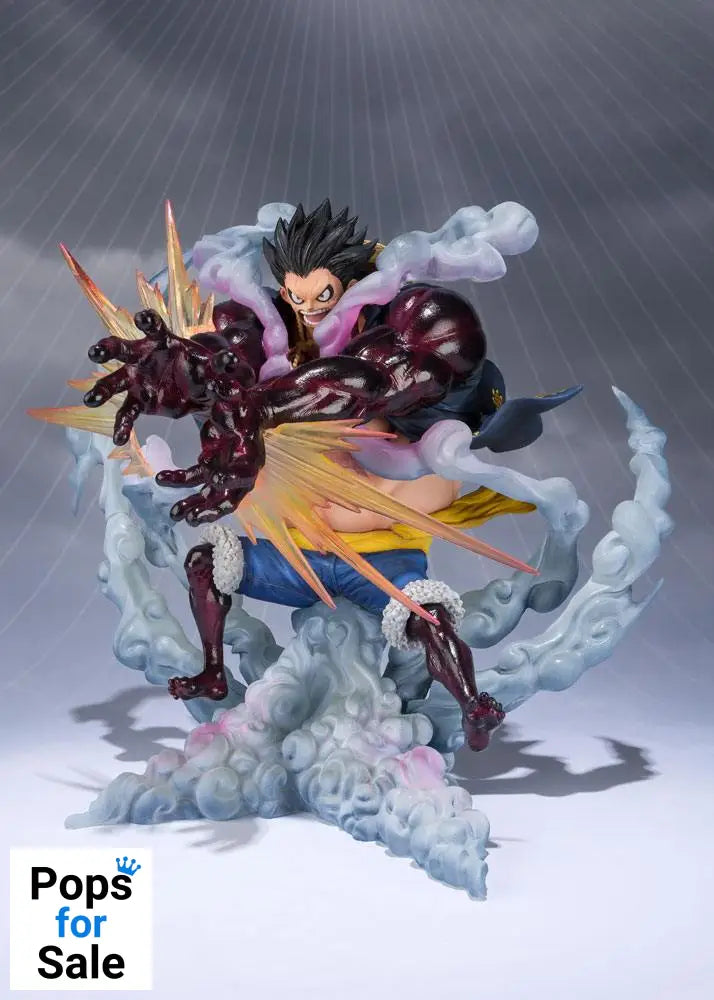One Piece FiguartsZERO PVC Statue Monkey D. Luffy Gear 4 Leo Bazooka Reissue 18 cm