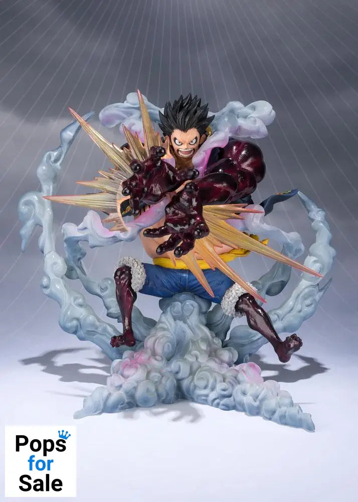 One Piece FiguartsZERO PVC Statue Monkey D. Luffy Gear 4 Leo Bazooka Reissue 18 cm