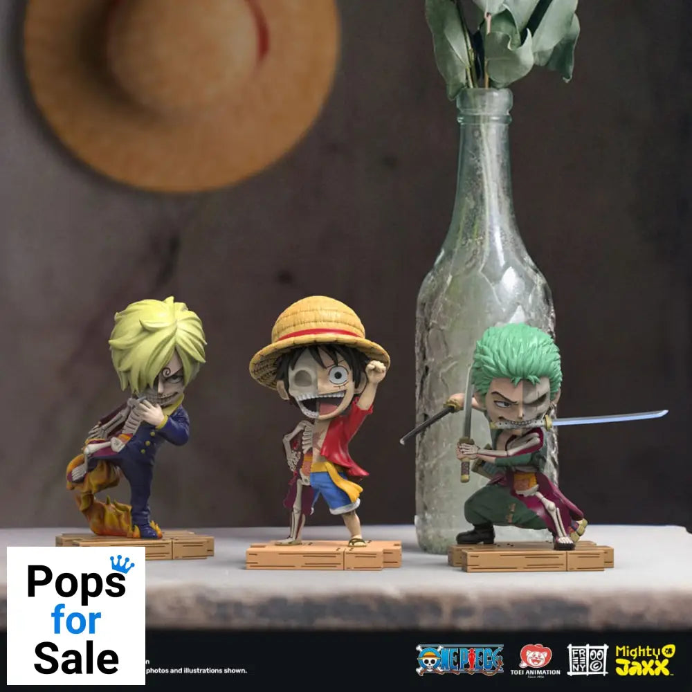 One Piece Freeny's Hidden Dissectables Vinyl Figure Luffy, Zoro and Sanji 10 cm