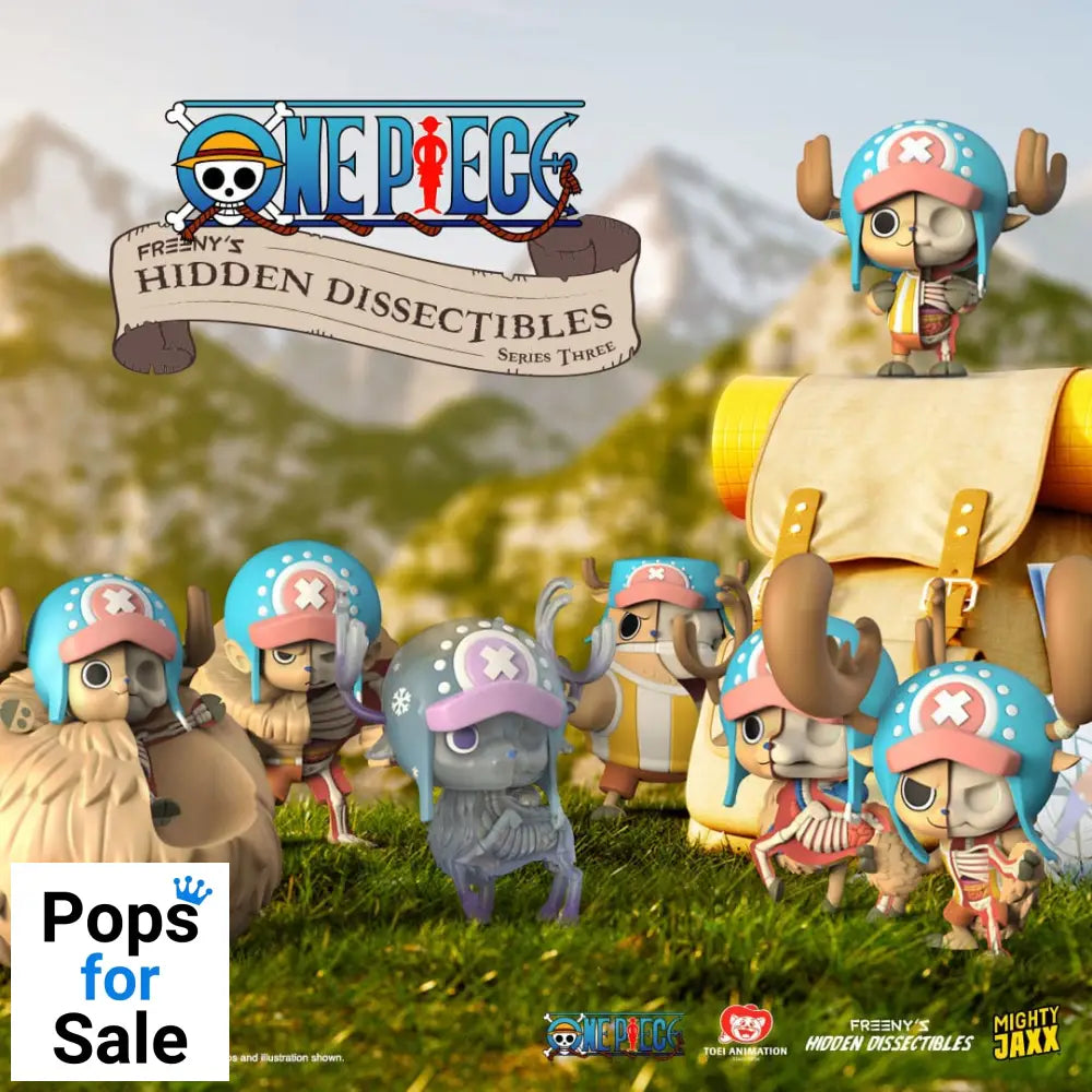One Piece: Freeny's Hidden Dissectibles Series 3 Chopper 4 inch Vinyl Figure Blind Box Display (6)