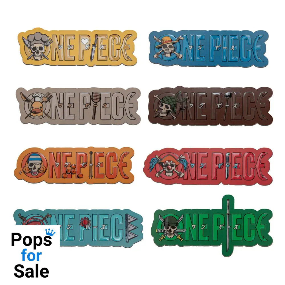 One Piece Fridge Magnet 8-Pack Title Sequence Magnets