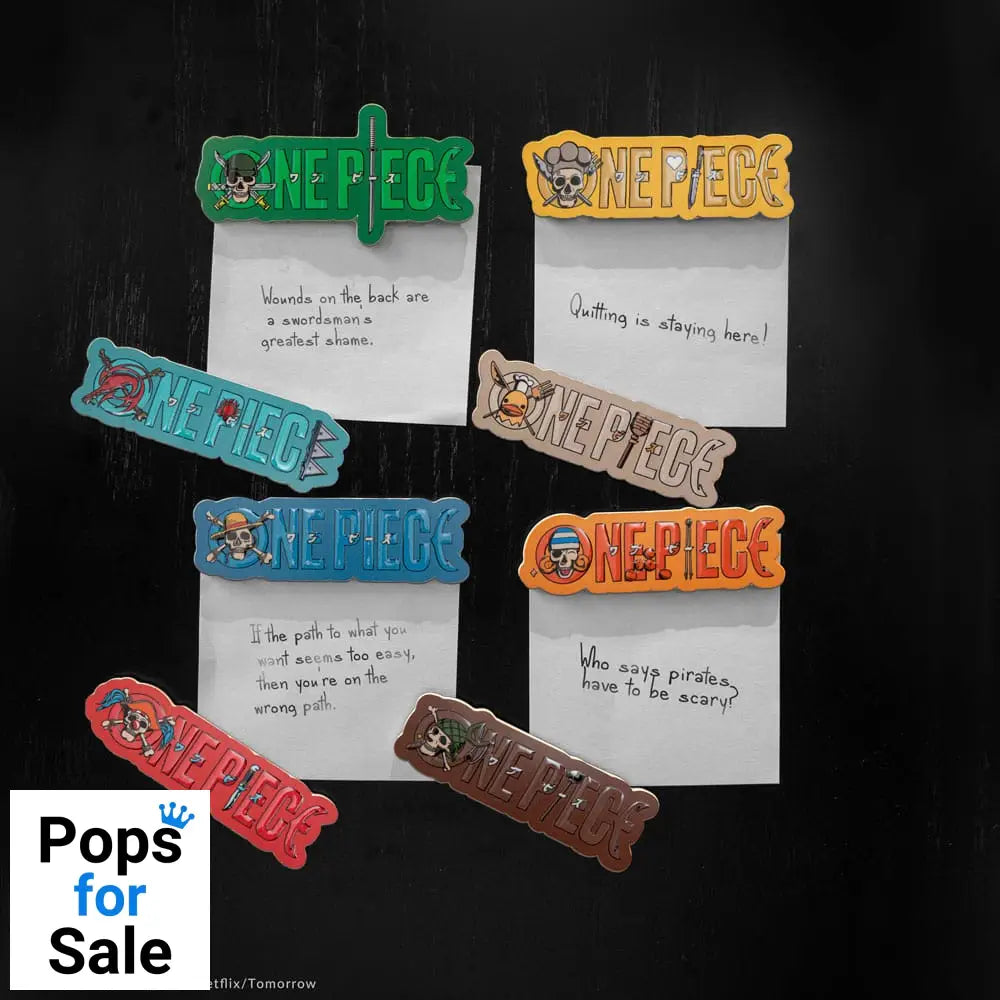 One Piece Fridge Magnet 8-Pack Title Sequence