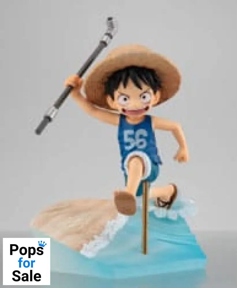 One Piece G.E.M. Series PVC Statue Monkey D. Luffy Run! Run! Run! 15th anniversary Ver. 12 cm