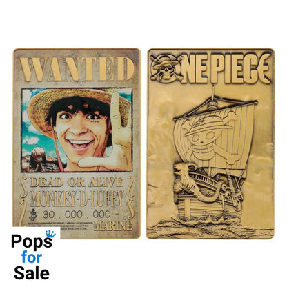 One Piece Ingot Luffy Wanted Poster Limited Edition Coins