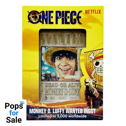 One Piece Ingot Luffy Wanted Poster Limited Edition