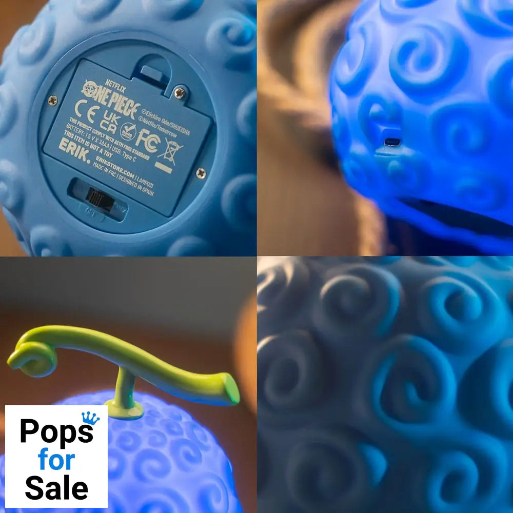 One Piece Lamp with USB-C Gum-Gum Fruit