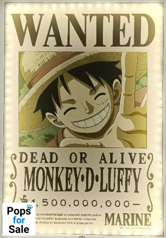 One Piece LED Wall Lamp Light Wanted Luffy 30 cm Lamps / Lights