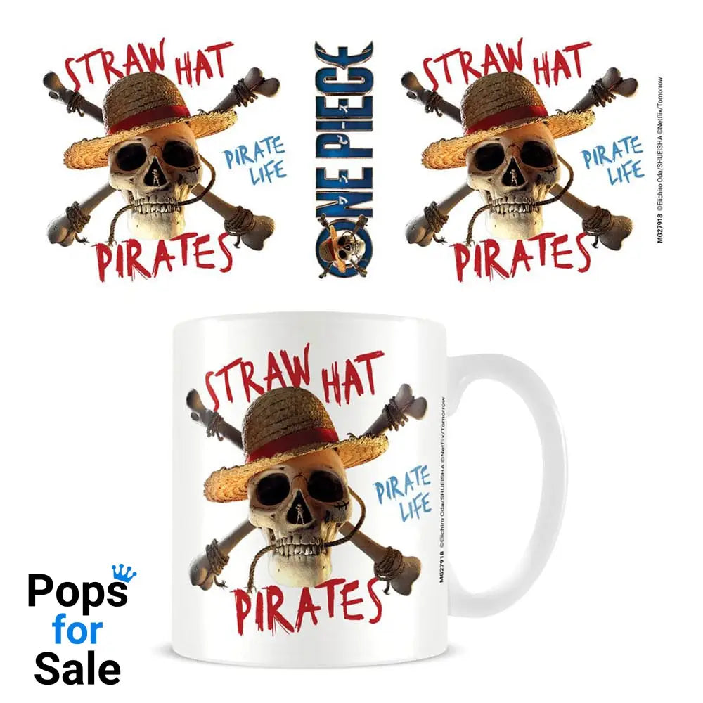 One Piece Live Action Mug Straw Hat Pirate Emblem