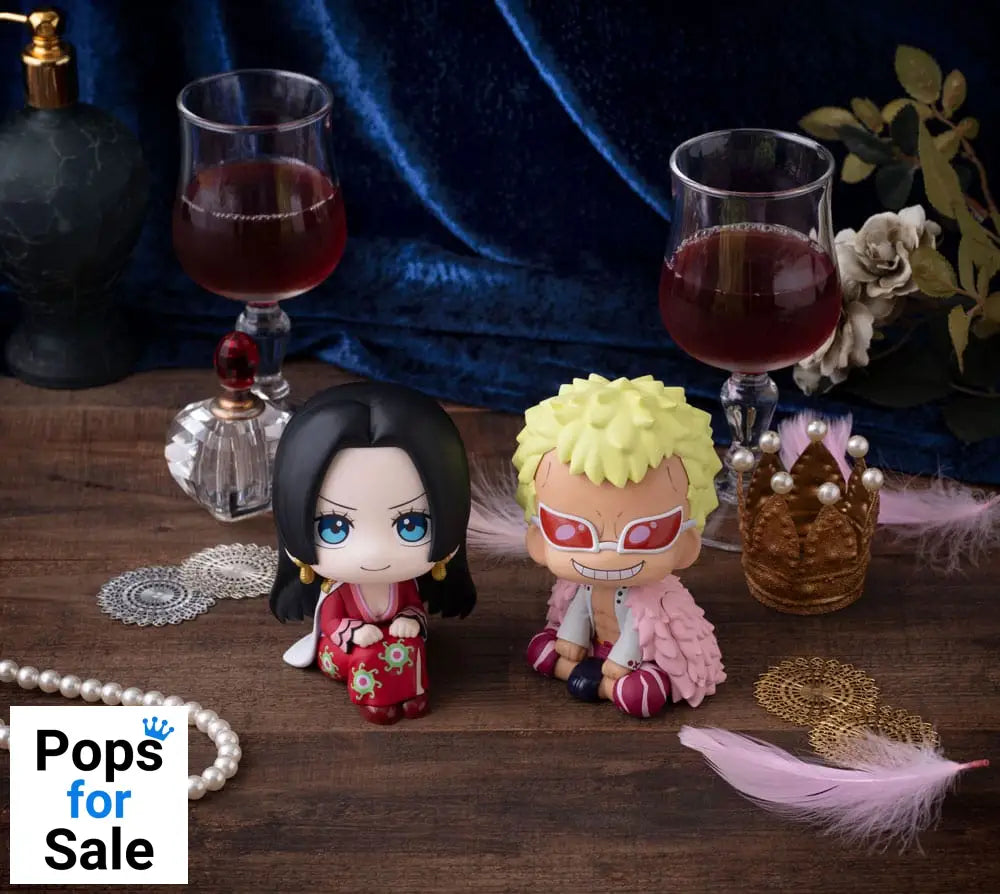 One Piece Look Up PVC Statue Boa Hancock & Donquixote Doflamingo Set (with gift) 11 cm Statues