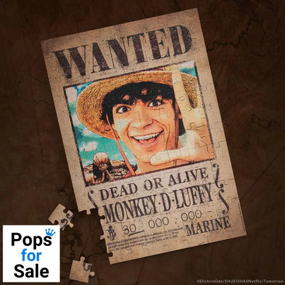 One Piece Magnetic Puzzle Wanted Luffy