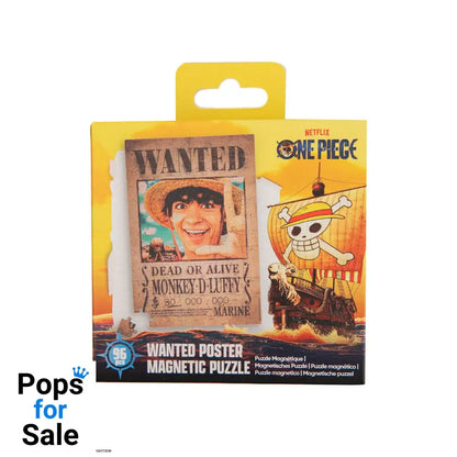One Piece Magnetic Puzzle Wanted Luffy
