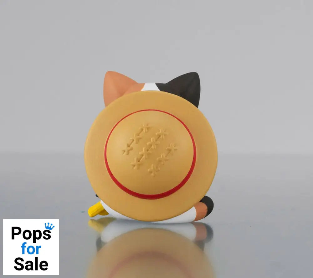 One Piece Mega Cat Project Nyan Piece Nyan! Trading Figure with pouch Luffy 2025 Limited Edition 7 cm Mini-figures