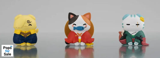 One Piece Mega Cat Project Trading Figure 3-Pack Nyan Piece Nyan! Happy Trio 2024 Limited Ver. 3 cm Mini-figures