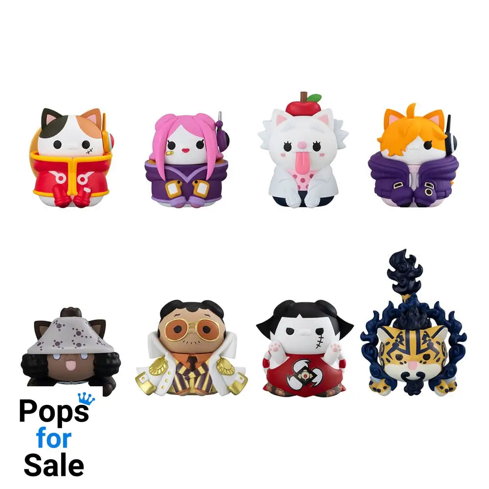 One Piece Mega Cat Project Trading Figure Egghead NyanPieceNyan! 3 cm Assortment (8) Mini-figures