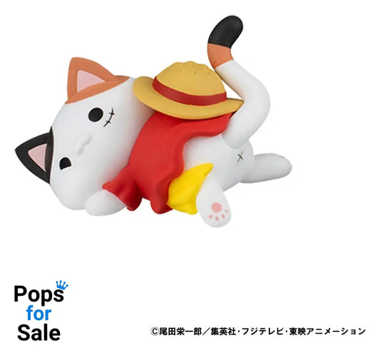One Piece Mega Cat Project Trading Figure Egghead NyanPieceNyan! Stickie! 3 cm Assortment (8)