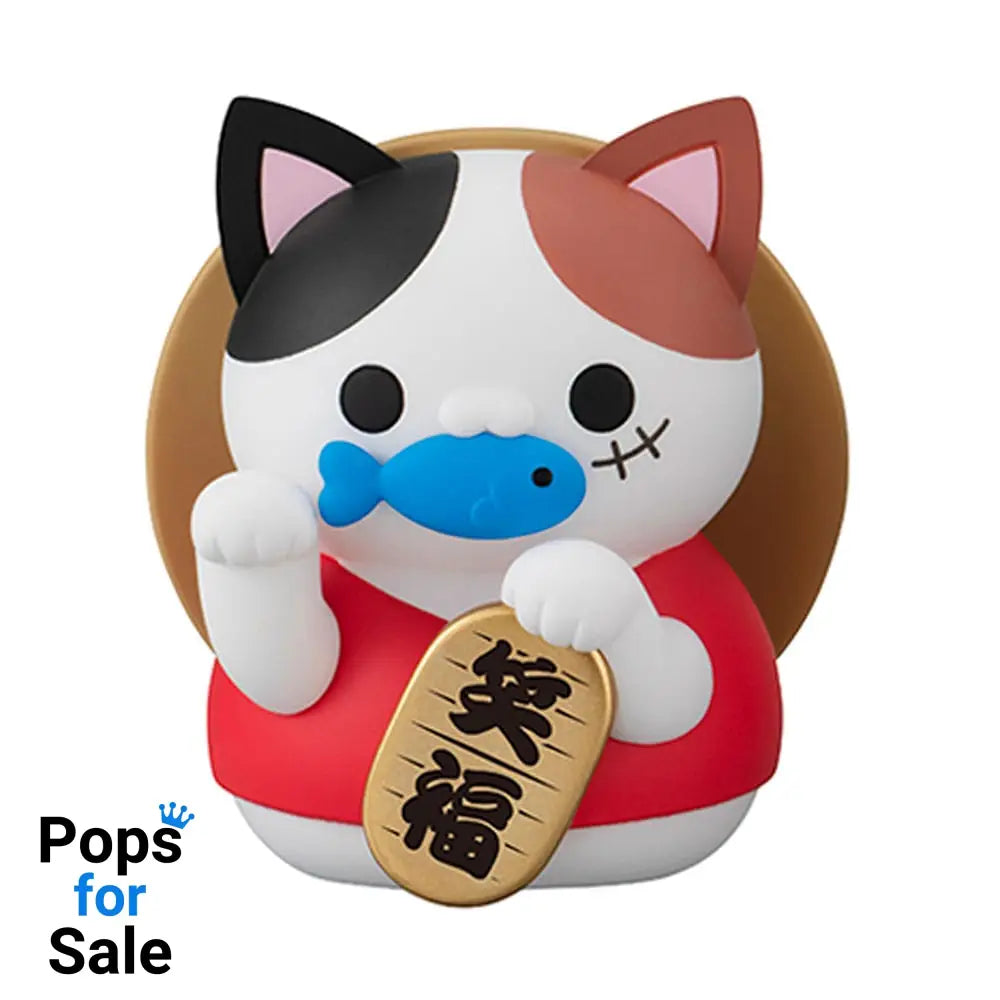 One Piece Mega Cat Project Trading Figure NyanPieceNyan! Beckoning cat Lucky Cat Pirates 7 cm Display (6)