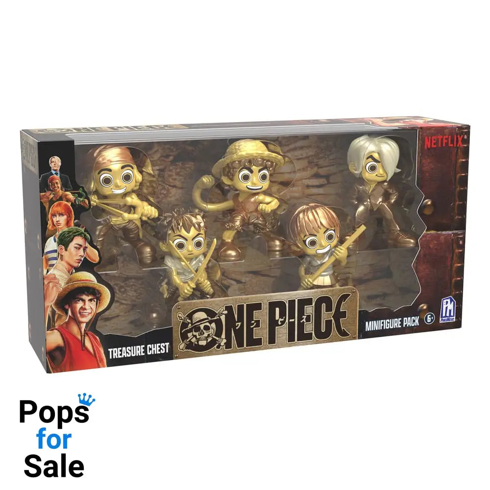 One Piece Mini figures Set Gold 6 cm