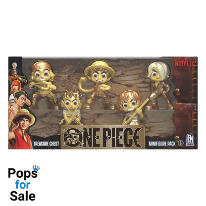 One Piece Mini figures Set Gold 6 cm