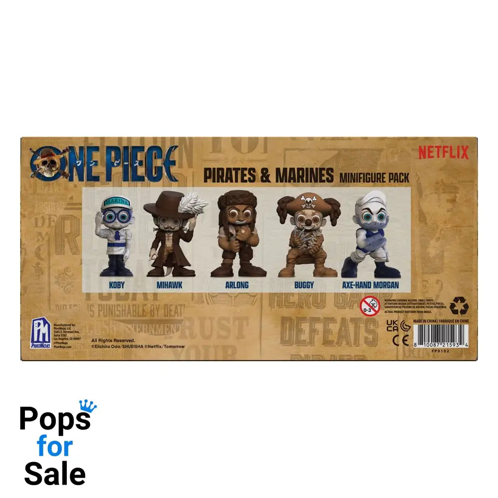 One Piece Mini figures Set Prates & Marines 6 cm