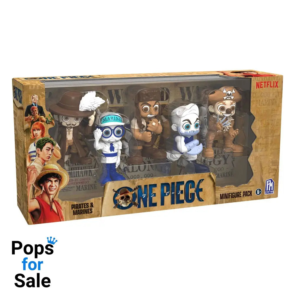 One Piece Mini figures Set Prates & Marines 6 cm