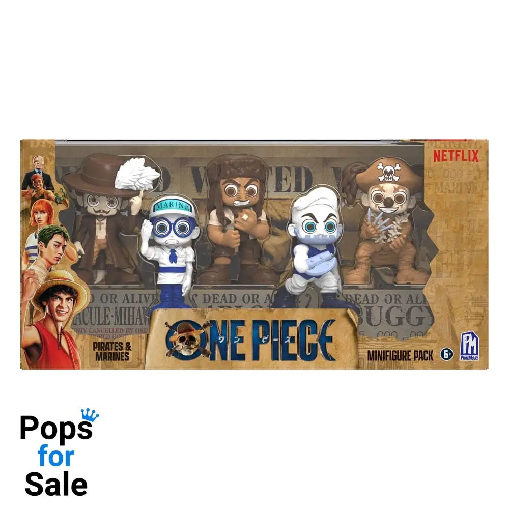One Piece Mini figures Set Prates & Marines 6 cm Action figures