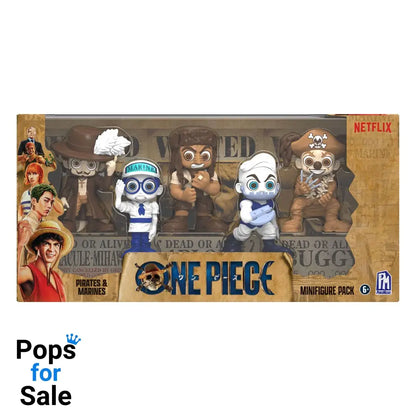 One Piece Mini figures Set Prates & Marines 6 cm