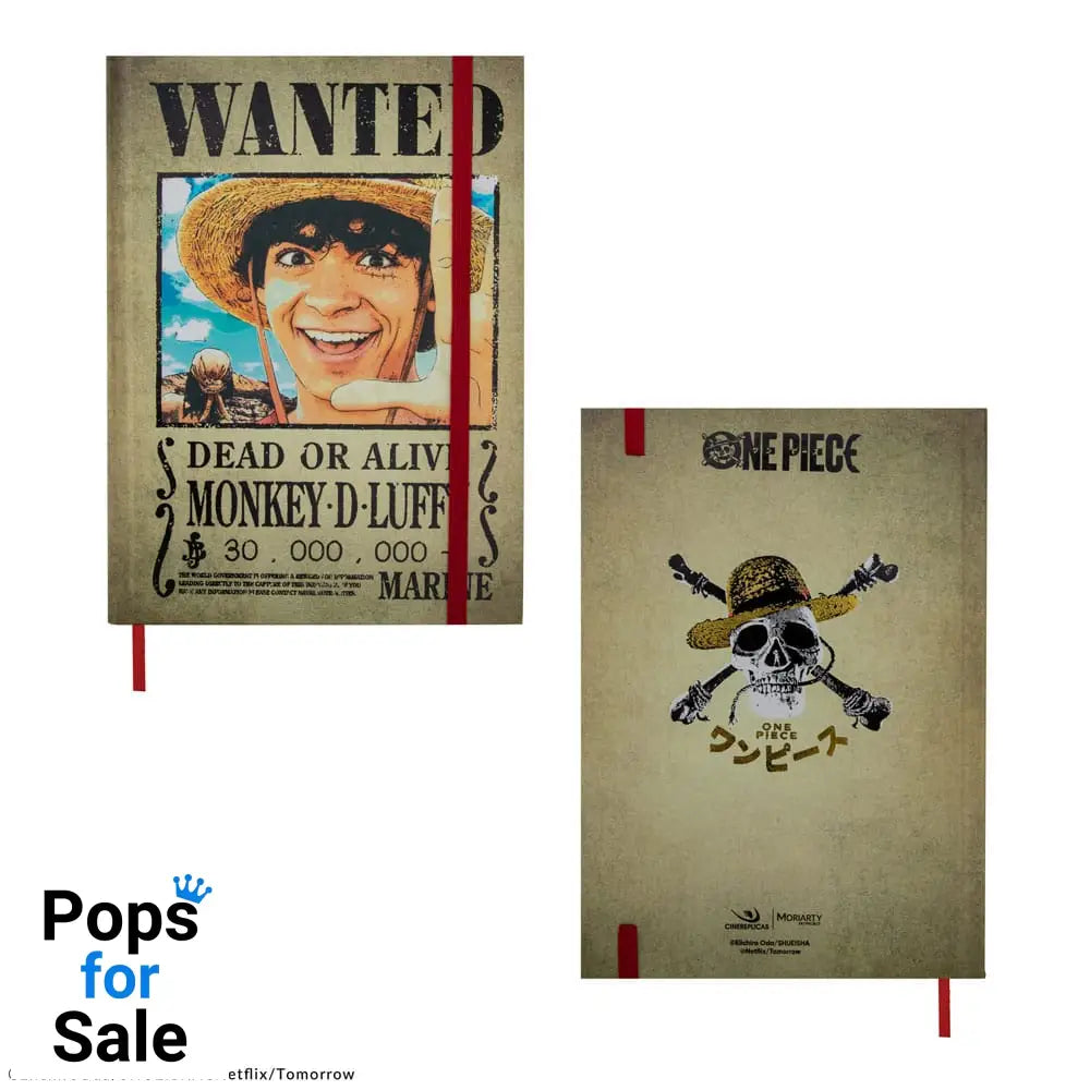 One Piece Notebook Wanted Posters