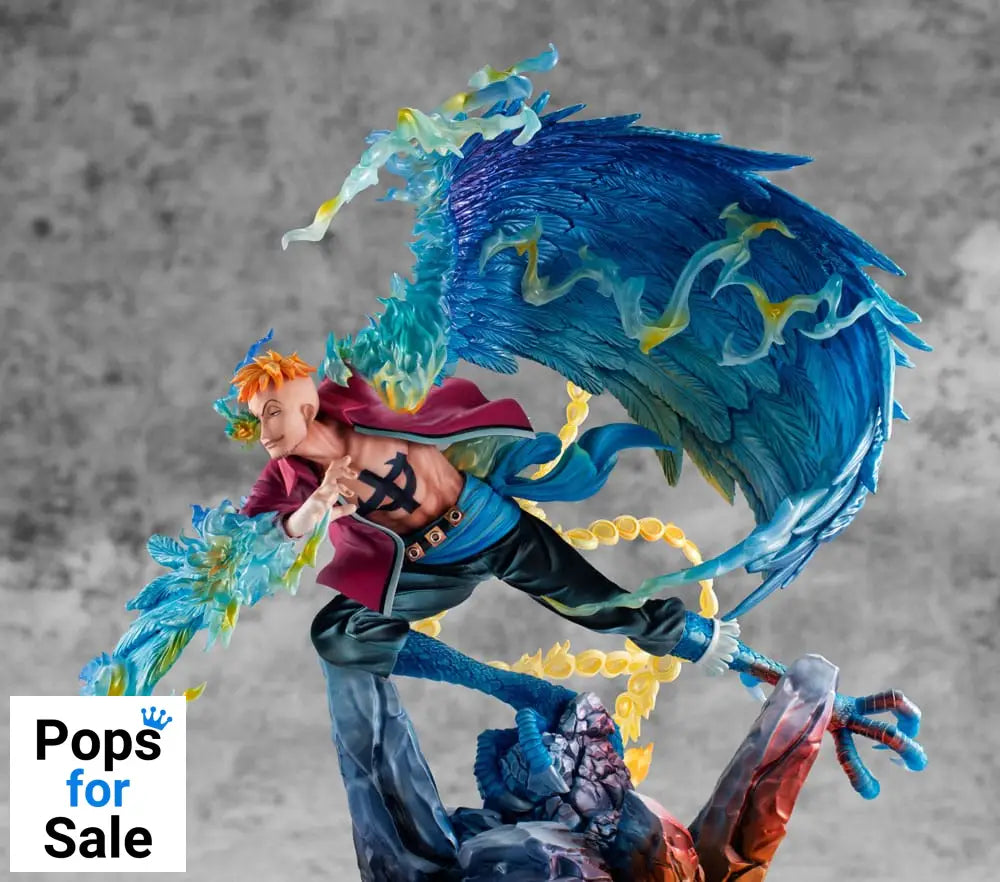 One Piece P.O.P MAS Maximum PVC Statue Marco the Phoenix Leader of 1st group of Whitebeard Pirates 32 cm