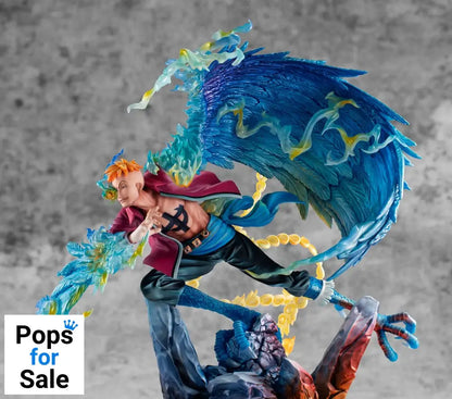 One Piece P.O.P MAS Maximum PVC Statue Marco the Phoenix Leader of 1st group of Whitebeard Pirates 32 cm