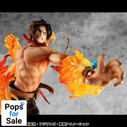 One Piece P.O.P NEO-Maximum PVC Statue Portgas D. Ace 15th Anniversary Super Limited Reprint Ver. 23 cm