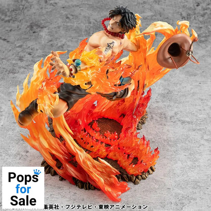 One Piece P.O.P NEO-Maximum PVC Statue Portgas D. Ace 15th Anniversary Super Limited Reprint Ver. 23 cm