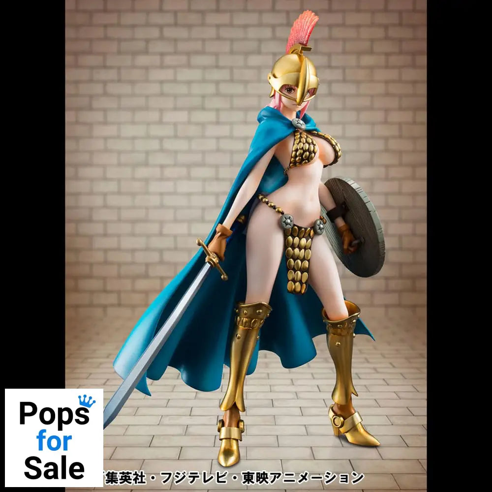 One Piece P.O.P PVC Statue Gladiator Rebecca Sailing Again Super Limited Reprint Ver. 22 cm Statues