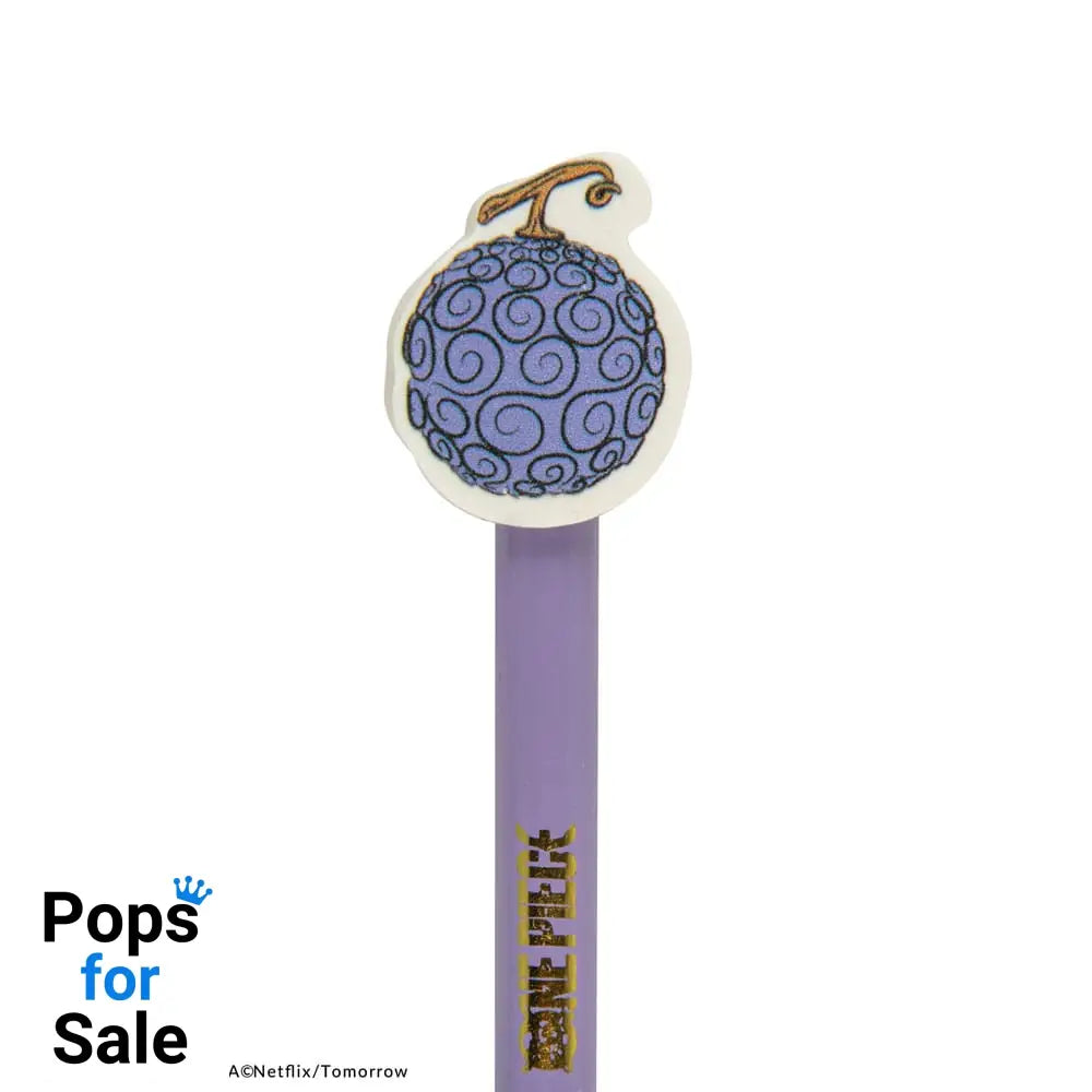 One Piece Pencils with Eraser Topper Gum-gum Fruit