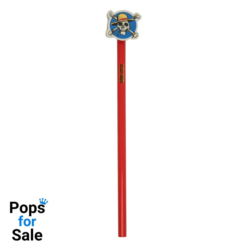 One Piece Pencils with Eraser Topper Luffy Stationery
