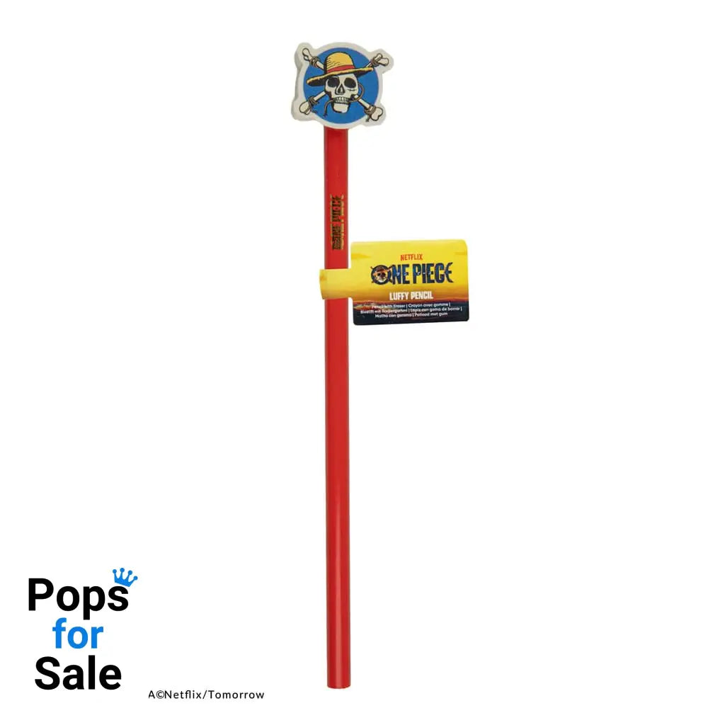 One Piece Pencils with Eraser Topper Luffy