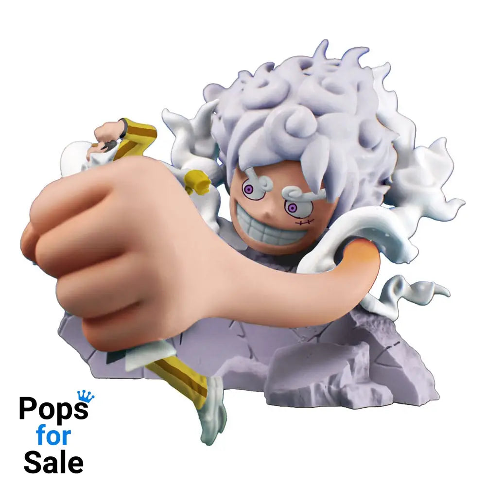 One Piece Petitrama PVC Mini Statue Logbox Re Birth Egghead Set 9 cm