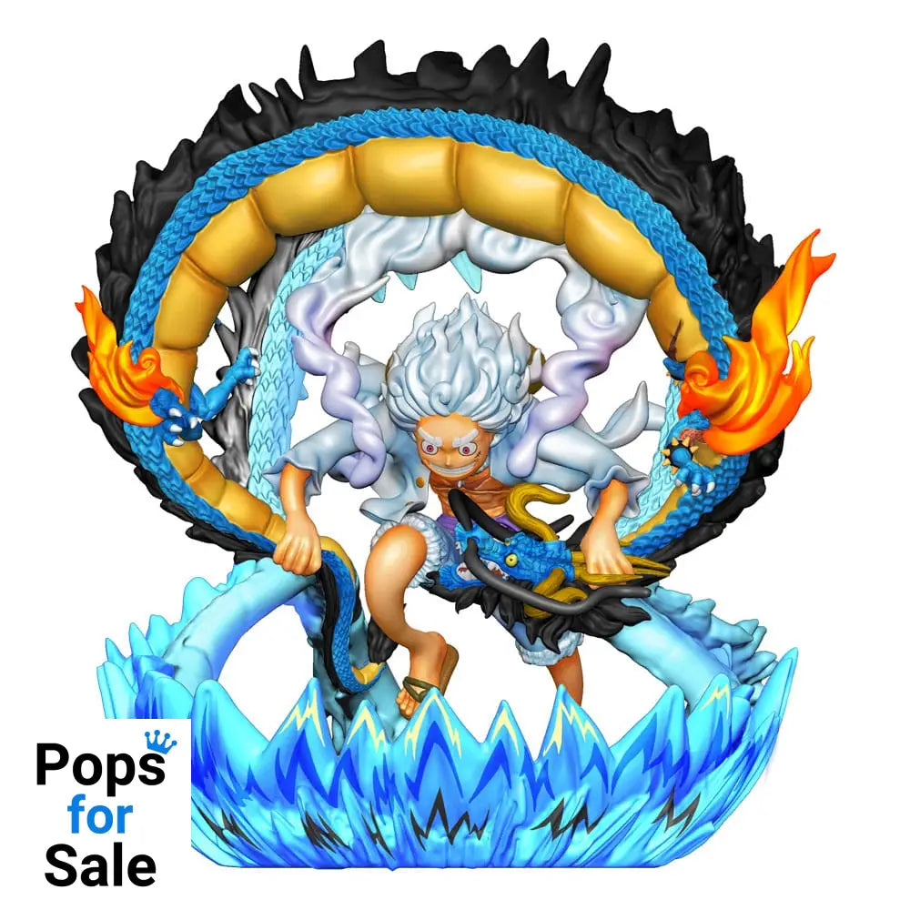 One Piece Petitrama PVC Mini Statue Logbox Re Birth Gear Fifth Special Set 9 cm