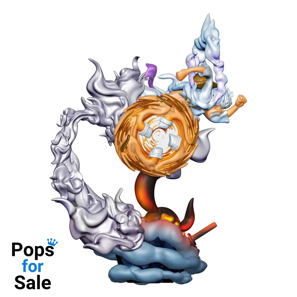 One Piece Petitrama PVC Mini Statue Logbox Re Birth Gear Fifth Special Set 9 cm