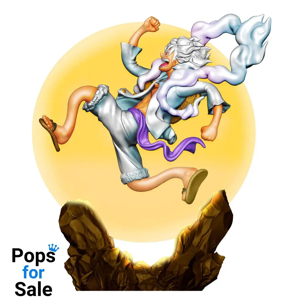 One Piece Petitrama PVC Mini Statue Logbox Re Birth Gear Fifth Special Set 9 cm