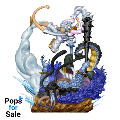 One Piece Petitrama PVC Mini Statue Logbox Re Birth Gear Fifth Special Set 9 cm